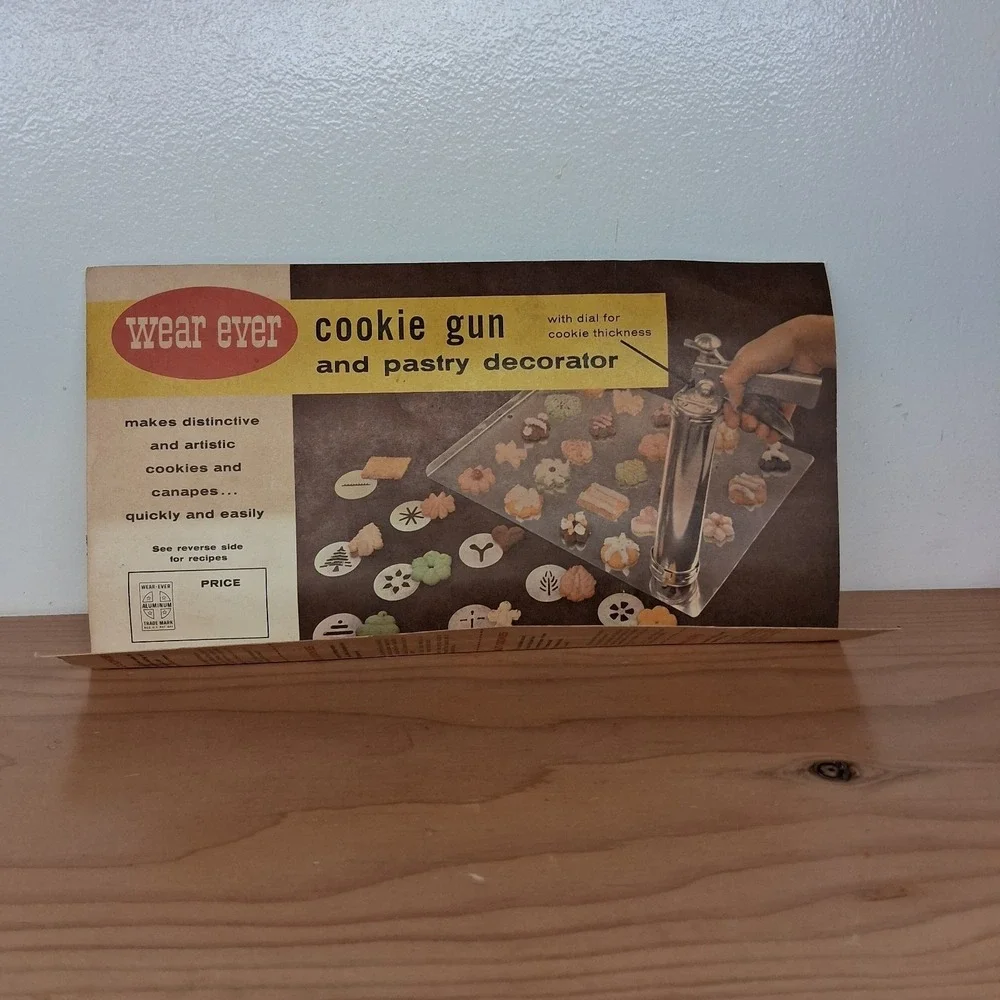 Vintage‎ Wear-Ever Cookie Gun & Pastry Decorator Thickness Control 3365